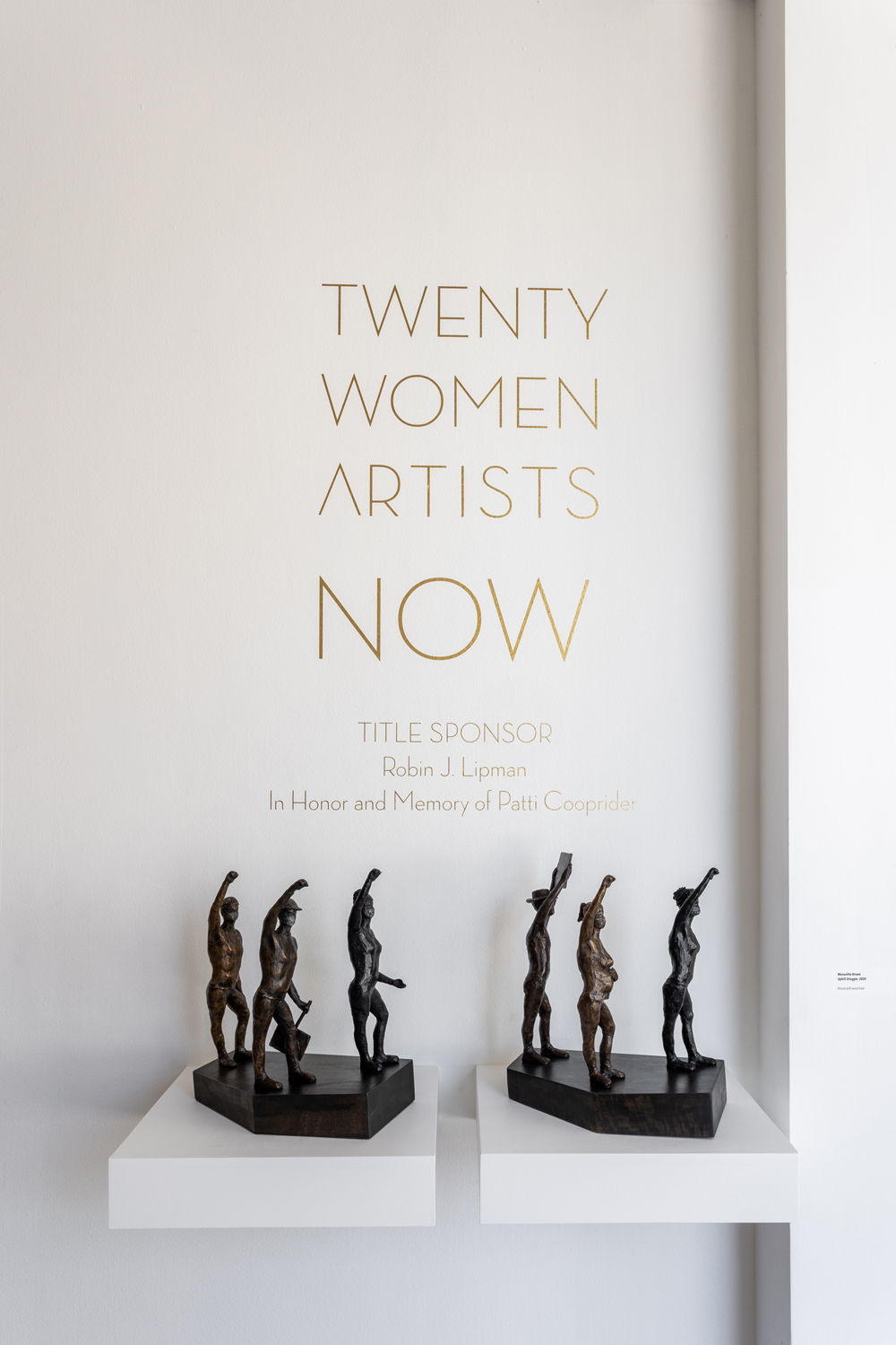 Twenty Women Artists: NOW Exhibition entrance
