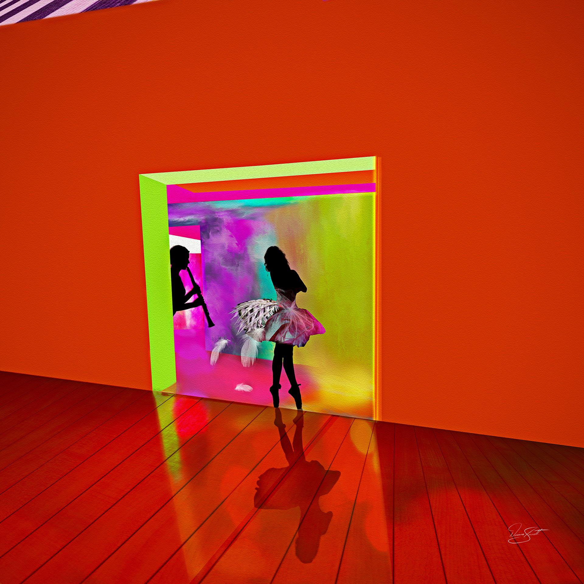 Doriana Sinnett, Dance - Discover Life In Color. Digital art on acrylic facemount 3500, 40” x 40”. $3500.