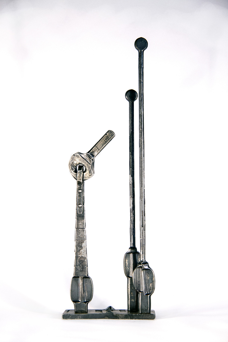 David Browne, The Lost Gentleman, 2020. Forged steel, 26 x 9 x 3. $2700 David Browne, The Lost Gentleman, 2020. Forged steel, 26 x 9 x 3. $2700