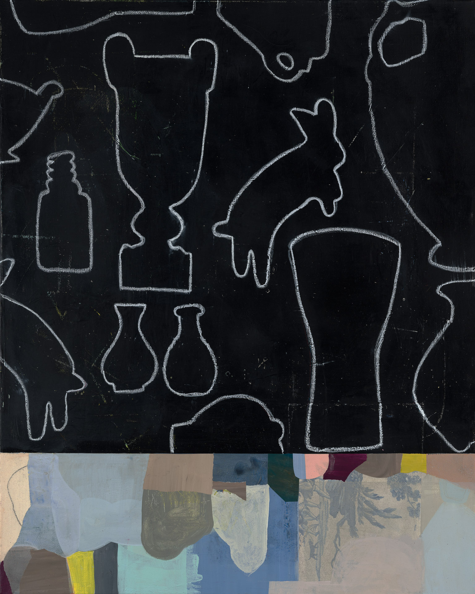 Gabriela Domville, My Blues, 2025. Mixed media on canvas, 30 x 24. $3200 Gabriela Domville, My Blues, 2025. Mixed media on canvas, 30 x 24. $3200