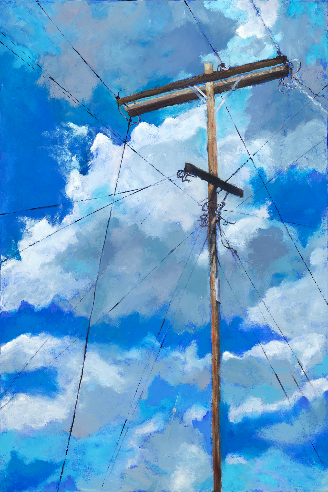 Kay Kaplan, Wired, 2020. Oil on linen, 36 x 24. $3800 Kay Kaplan, Wired, 2020. Oil on linen, 36 x 24. $3800