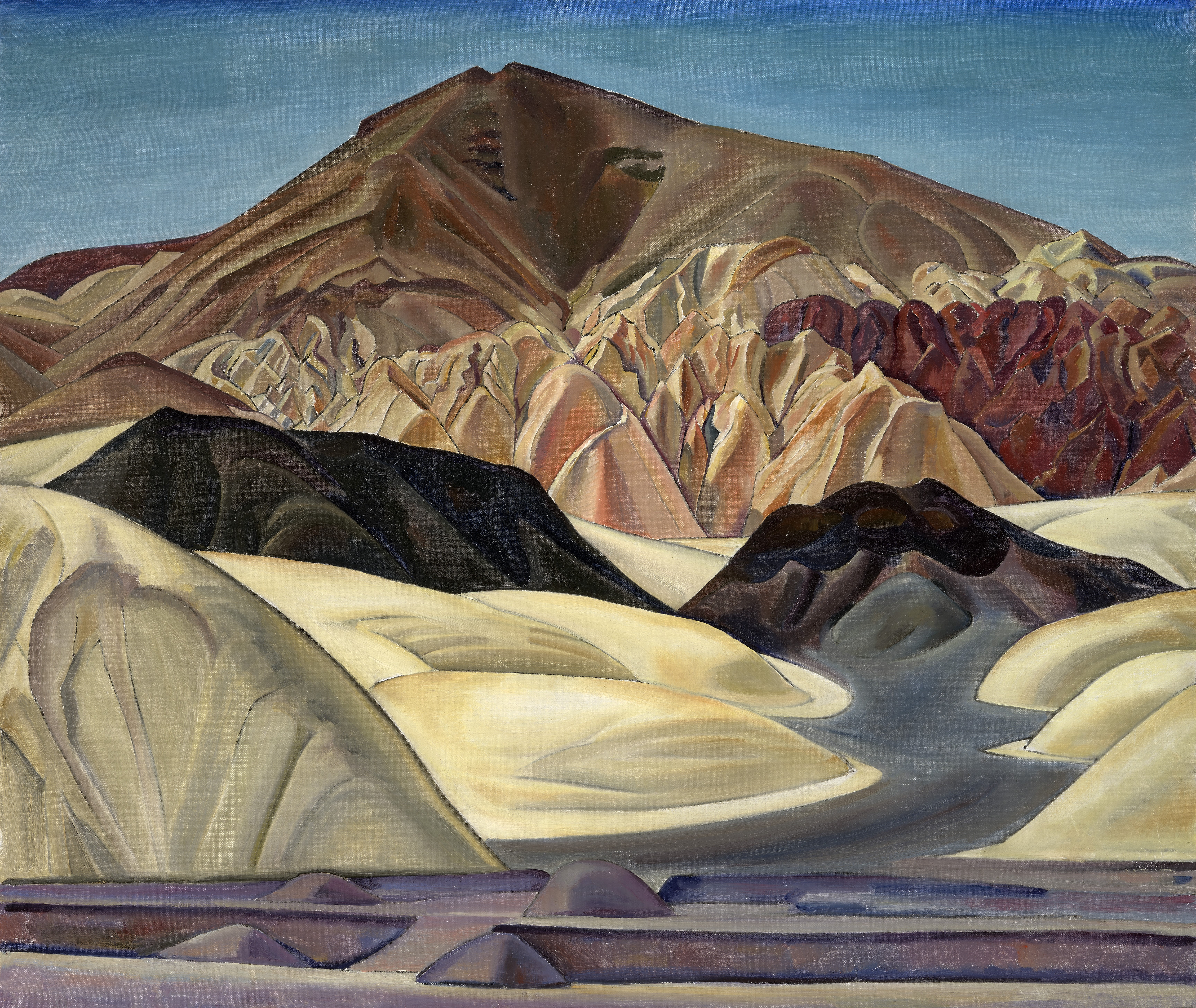 Helen Forbes (1891-1945), A Vale in Death Valley, 1939. Oil on canvas, 34" x 40". From the collection of Sandra and Bram Dijkstra.