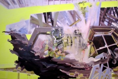 Yvette Gellis, Ascension, 2012. 9ft. x 14ft., Oil, acrylic, and graphite.
